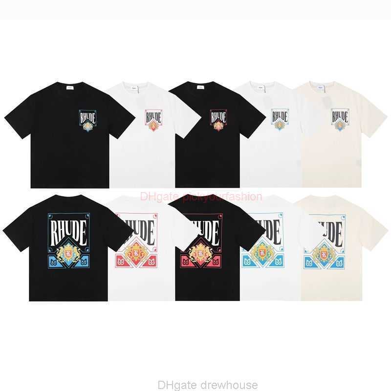 Designer Fashion Clothing Tees Tshirt Rhude New Poker Card Print American Small Style Trend High Street Loose Round Neck Couple Short Sleeve Tshirt Cotton Streetwea, Special
Designer Fashion Clothing Tees Tshirt Rhude New Poker Card Print American Small Style Trend High Street Loose Round Neck Couple Short Sleeve Tshirt Cotton Streetwea, Special