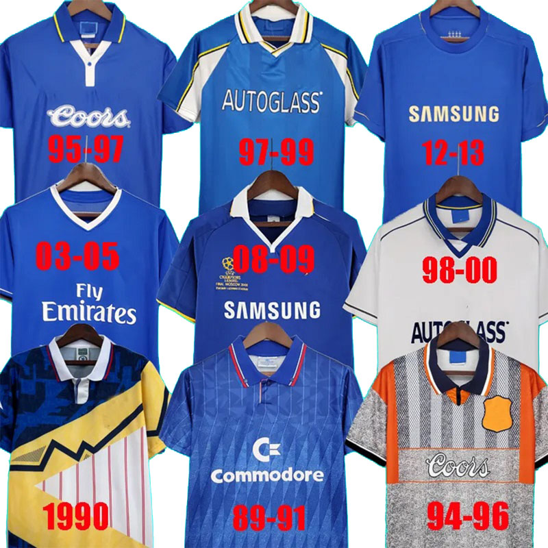 

cfc Retro Soccer Jersey Lampard Torres Drogba 11 12 13 Final 94 95 96 97 98 99 Football Shirts Camiseta WISE 03 04 05 06 07 08 COLE ZOLA Vialli 07 08 01 03 HUGHES GULLIT, 03-05 away