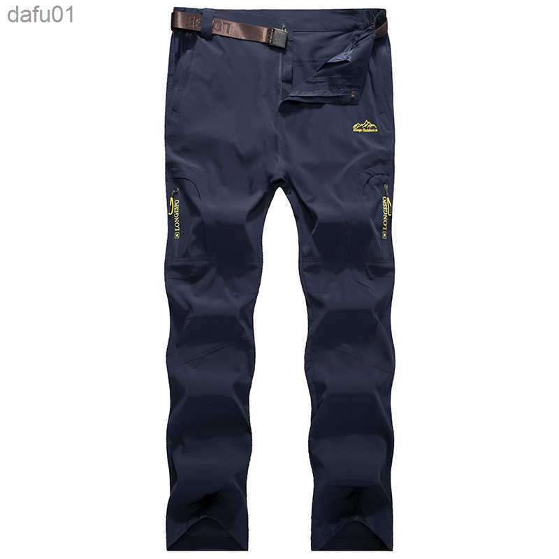 Stretch Hiking Pants Men Summer Quick Dry Trousers Mens Outdoor joggers Cago Pants Male Travel/Fishing/Trekking Pant pantalones L230520