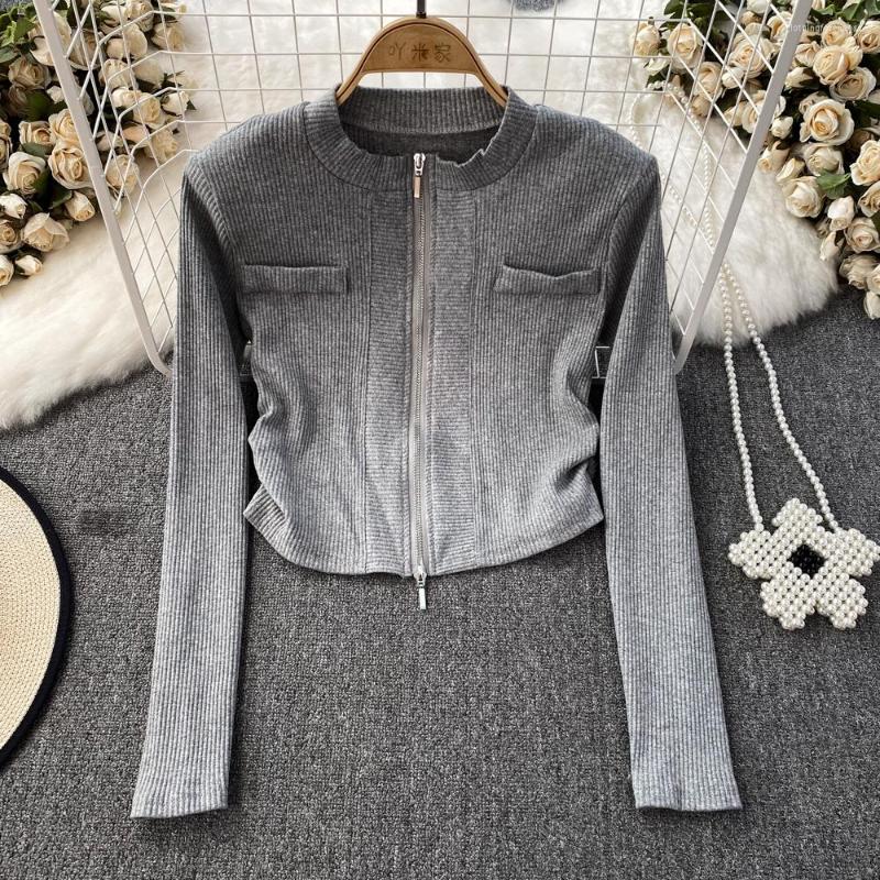 Women's T Shirts 2023 Spring Autumn Women T-Shirts Trendy Stand Collar Zipper Slim Long Sleeve Female Blouse Casual Solid Color Ladies Short, Black
Women's T Shirts 2023 Spring Autumn Women T-Shirts Trendy Stand Collar Zipper Slim Long Sleeve Female Blouse Casual Solid Color Ladies Short, Black
