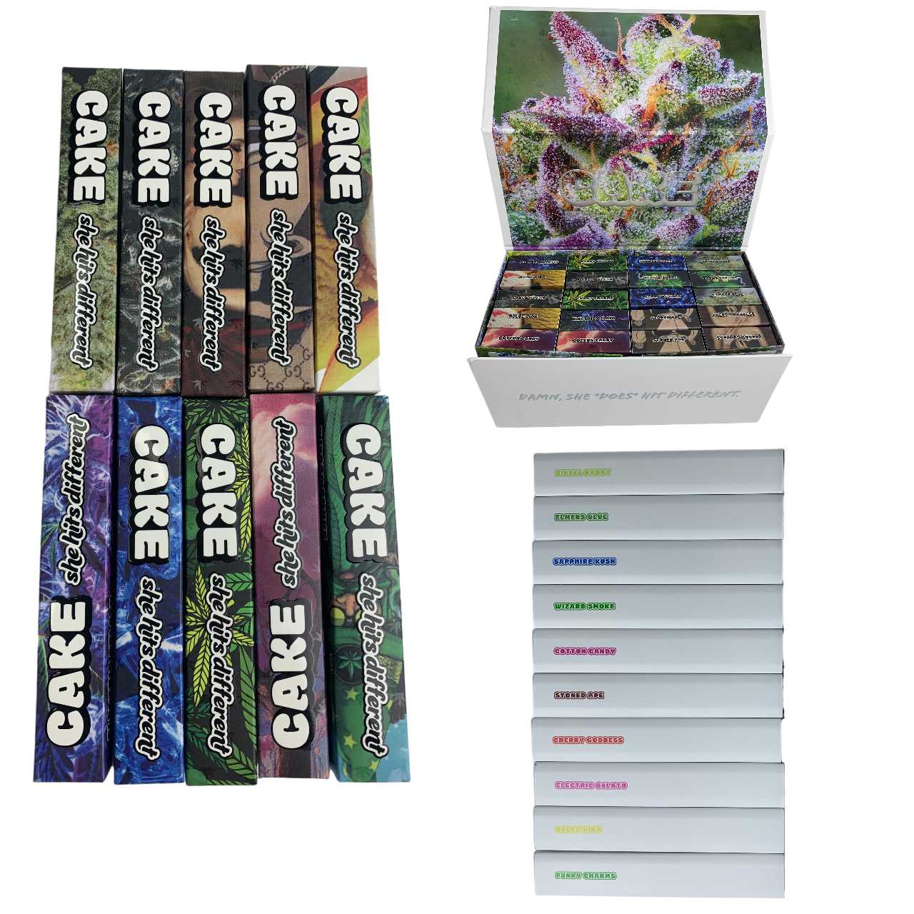 6th Cake Disposable vape pens 280mAh E cigarettes Rechargeable Battery Empty Vape Pen 1ml Vaporizer with Newest packing
6th Cake Disposable vape pens 280mAh E cigarettes Rechargeable Battery Empty Vape Pen 1ml Vaporizer with Newest packing