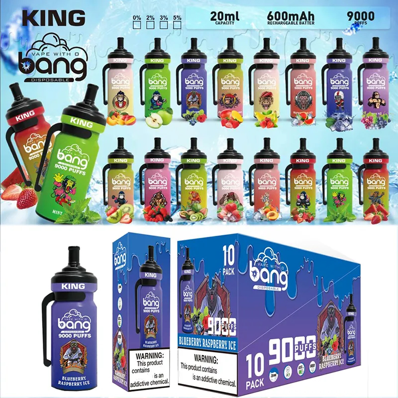 original bang king puff 9000 e cigarette disposable vape tornado 9000 puffs 650mah rechargeable battery 20ml prefilled carts 0% 2% 3% 5% vaper disposables elfbar 9k bar
original bang king puff 9000 e cigarette disposable vape tornado 9000 puffs 650mah rechargeable battery 20ml prefilled carts 0% 2% 3% 5% vaper disposables elfbar 9k bar