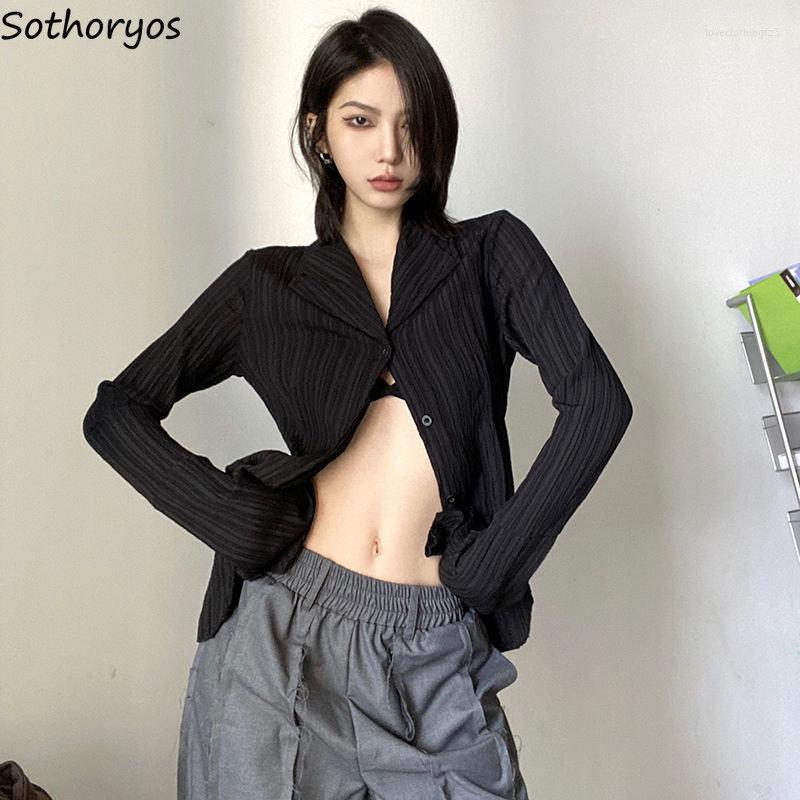 Women' Blouses Shirts Women Sexy Personality Simple Asymmetrical Pure All-match Girls Ulzzang Casual Stylish Spring Retro Slim Streetwear, Black
Women' Blouses Shirts Women Sexy Personality Simple Asymmetrical Pure All-match Girls Ulzzang Casual Stylish Spring Retro Slim Streetwear, Black