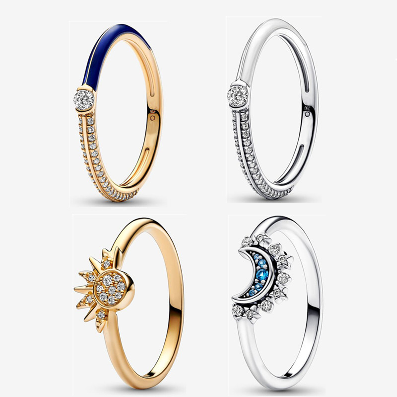 2023 new 925 silver Wedding Rings for women man Couple's holiday engagement gifts DIY fit Pandora Celestial Sun & Moon Ring designer jewelry with box
2023 new 925 silver Wedding Rings for women man Couple's holiday engagement gifts DIY fit Pandora Celestial Sun & Moon Ring designer jewelry with box