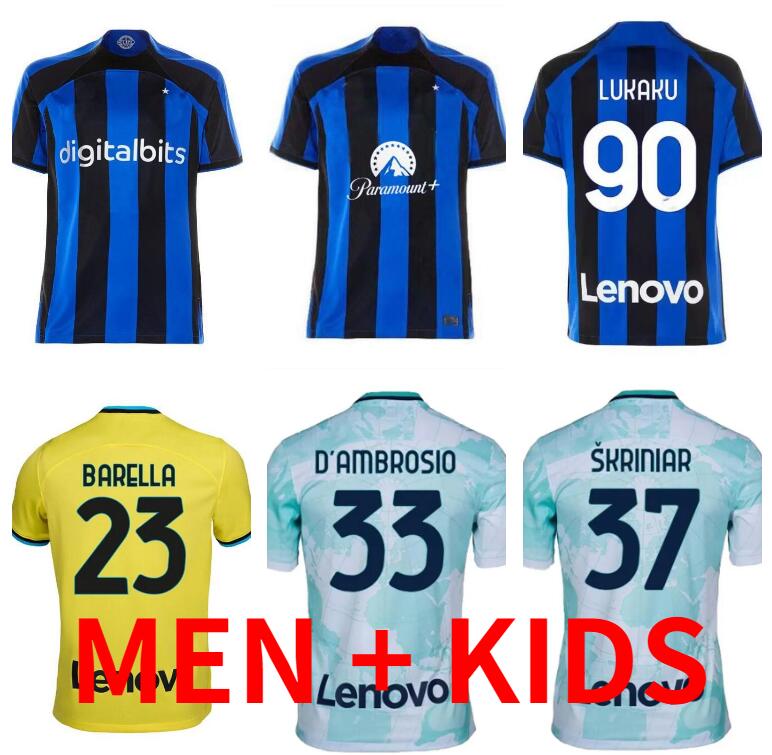 2023 2024 Inter Milans LUKAKU third away soccer jerseys CORREA DZEKO BARELLA LAUTARO SKRINIAR DE VRIJ 22 23 football shirt uniforms kids kit BROZOVIC Gosens yellow, 22/23 kids home
2023 2024 Inter Milans LUKAKU third away soccer jerseys CORREA DZEKO BARELLA LAUTARO SKRINIAR DE VRIJ 22 23 football shirt uniforms kids kit BROZOVIC Gosens yellow, 22/23 kids home