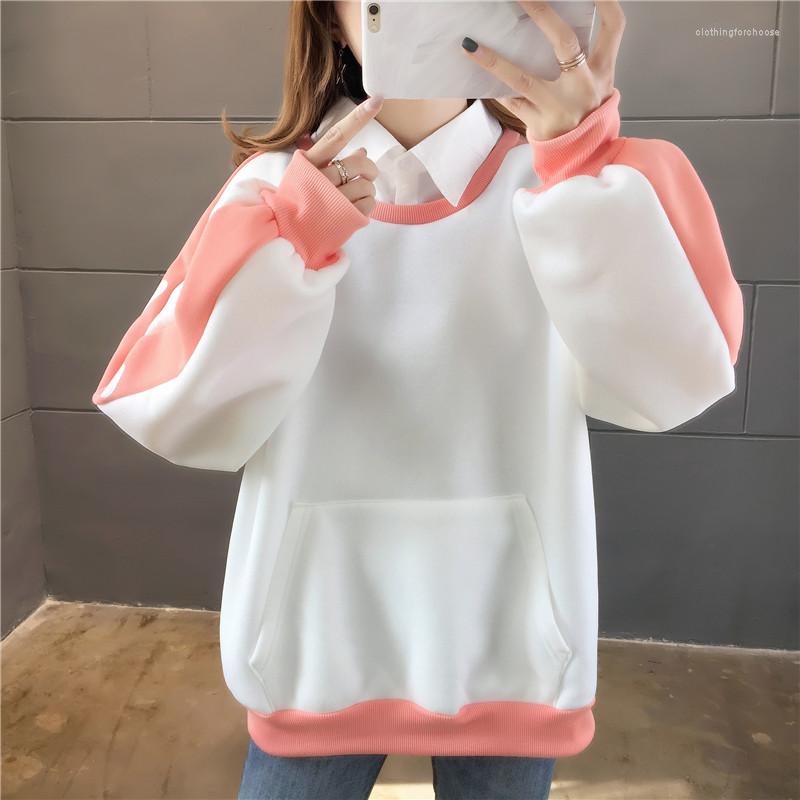Women's Hoodies Winter Warm Plus Velvet Thicken Sweatshirt Long Sleeve Casual Pocket Sweatshirts Cute Student Streetwear Patchwork Fleece, White
Women's Hoodies Winter Warm Plus Velvet Thicken Sweatshirt Long Sleeve Casual Pocket Sweatshirts Cute Student Streetwear Patchwork Fleece, White