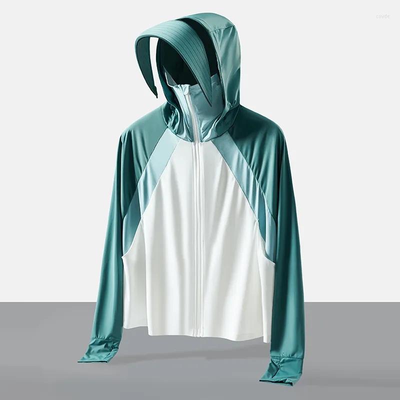 Women' Jackets Sunscreen Women Wear Splicing Ice Silk Sunscreens In The Summer 2023 Which Are Soft Skin-Friendly Light Breathable Female, White green
Women' Jackets Sunscreen Women Wear Splicing Ice Silk Sunscreens In The Summer 2023 Which Are Soft Skin-Friendly Light Breathable Female, White green