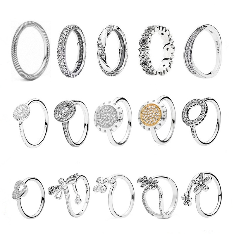 Pandora-925 Sterling Silver Rings Van Pandoradi's Blooming Four Leaves Brilliant Halo Series Couple Ring, Universal Ring for Men and Women
Pandora-925 Sterling Silver Rings Van Pandoradi's Blooming Four Leaves Brilliant Halo Series Couple Ring, Universal Ring for Men and Women