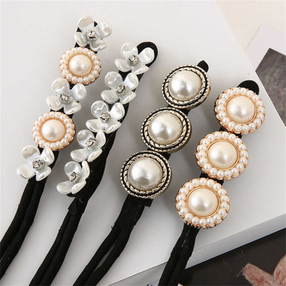 Other Elegant Fashion Flower Hairpin Bun Maker Headband Lazy Hair Accessories Women Hairstyle Hair Stick Banquet For Party