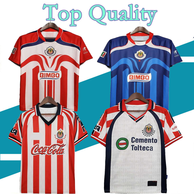 Retro Chivas Guadalajara soccer jerseys regal O PERALTA I BRIZUELA A PULIDO Vintage football shirt 60 96 97 98 99 00 06 07 08 A.VEGA uniform 60th 110th 115th 110 115 year