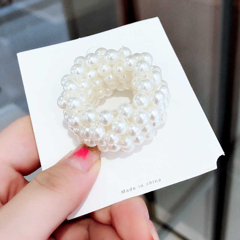 Other White Elastics Hair Ties Hair Rope Wedding Party Sweet Headwear Hair Accessories for Women and Girls