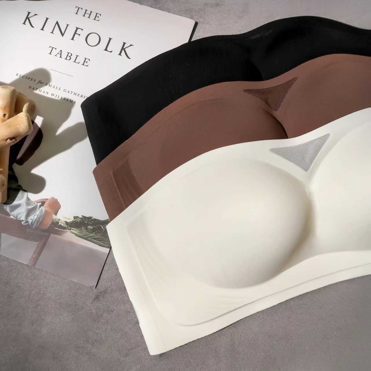 Maternity Intimates Genuine Style Strapless Underwear Without Steel Ring Small Chest Gather Invisible Bra Tube Top