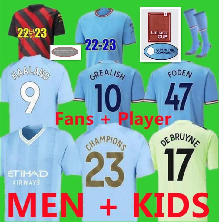 2023 2024 HAALAND Manchesters GREALISH soccer jerseys FA champions CUP 22 23 24 MAHREZ RODRIGO DE BRUYNE FODEN football shirts men kids man city fans player version
2023 2024 HAALAND Manchesters GREALISH soccer jerseys FA champions CUP 22 23 24 MAHREZ RODRIGO DE BRUYNE FODEN football shirts men kids man city fans player version