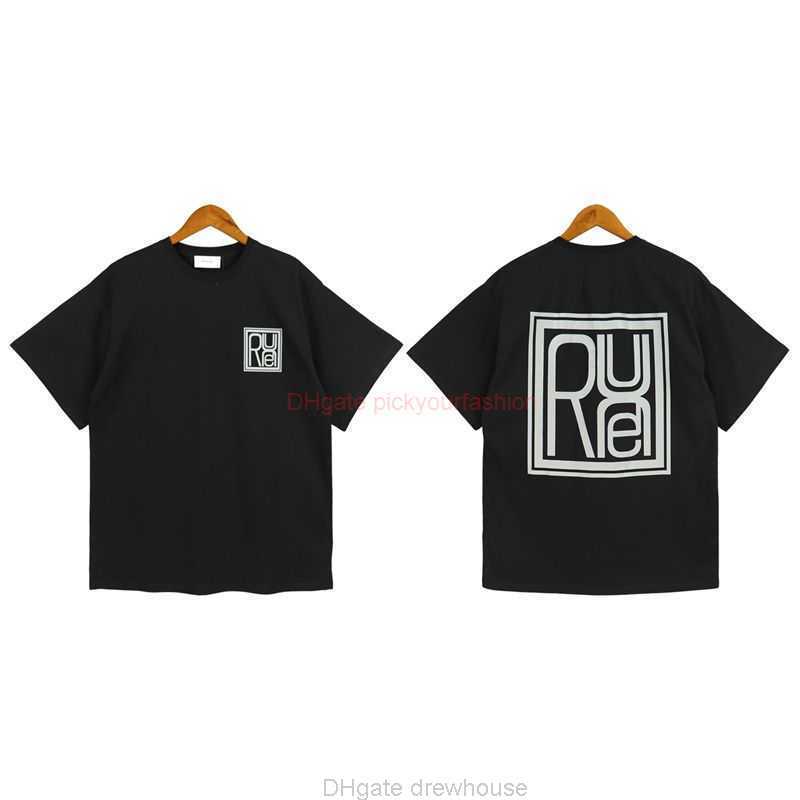 Designer Fashion Clothing Tees Tshirt Rhude Minimalist Printed Couple Street Casual Versatile Pure Cotton Round Neck Short Sleeved Mens Womens High Street Loose Ts, White
Designer Fashion Clothing Tees Tshirt Rhude Minimalist Printed Couple Street Casual Versatile Pure Cotton Round Neck Short Sleeved Mens Womens High Street Loose Ts, White