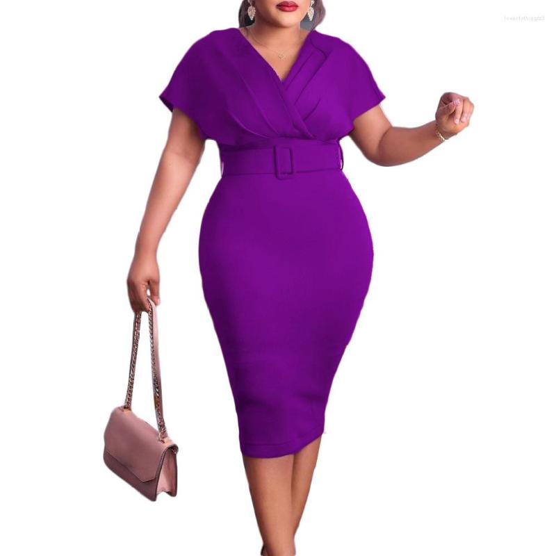 Party Dresses Plus Size Elegant Women Summer Folds High Waist Mid-Calf Dress With Belt Fashion Casual V-Neck Office Lady Clothes, Black
Party Dresses Plus Size Elegant Women Summer Folds High Waist Mid-Calf Dress With Belt Fashion Casual V-Neck Office Lady Clothes, Black