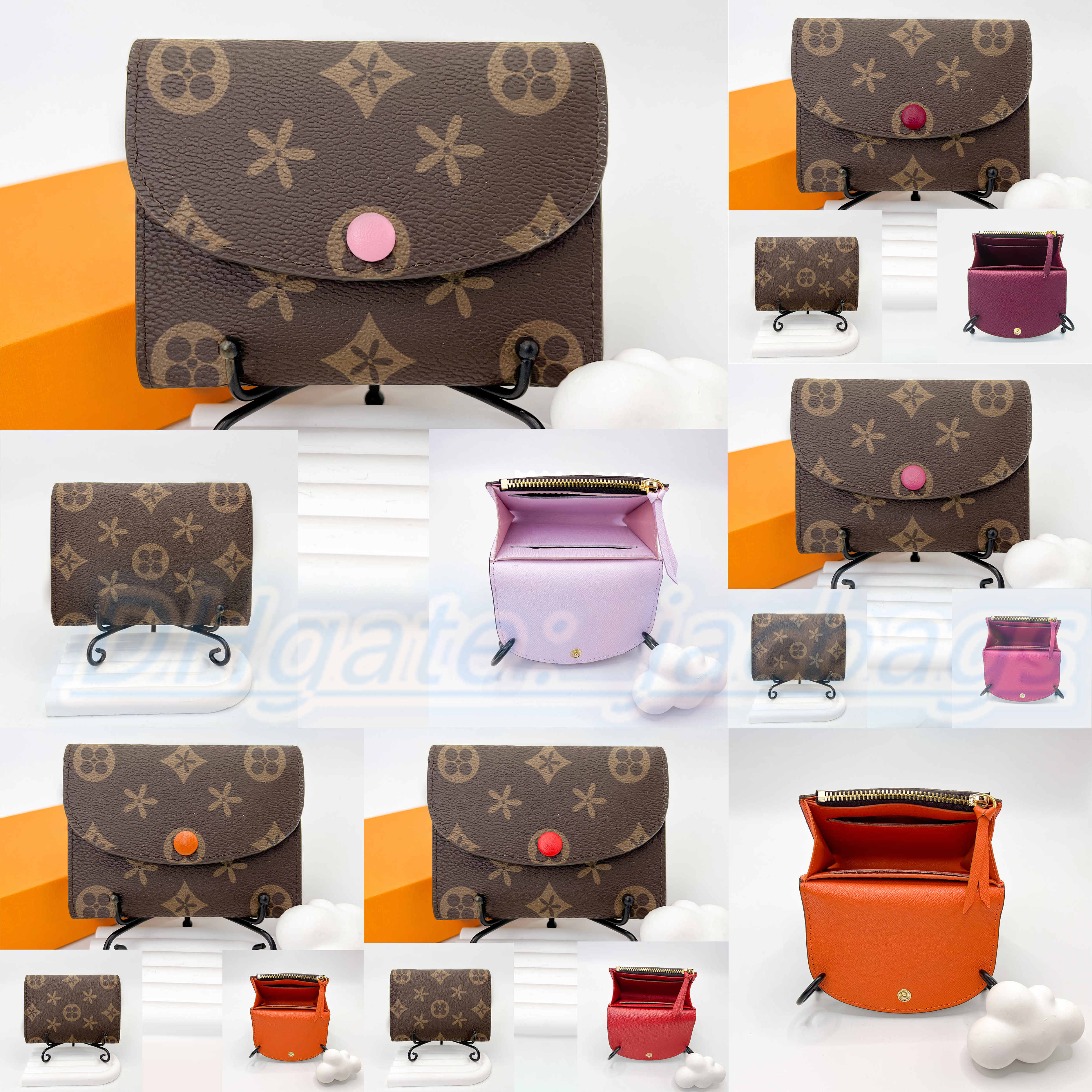 M41939 rosalie coin purse wallets card holder Luxurys Designer bag Mens Coin Pouch Womens Flip CardHolder Key Purses Genuine Leather brown flower card slot pochette, Mon0gram brown
M41939 rosalie coin purse wallets card holder Luxurys Designer bag Mens Coin Pouch Womens Flip CardHolder Key Purses Genuine Leather brown flower card slot pochette, Mon0gram brown