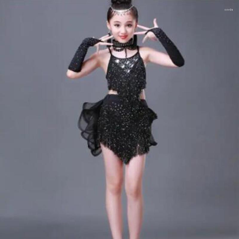 Stage Wear Girls Latin Dance Jazz Skirt Performance Clothing Princess Dress Sequins Cheerleading Children's Costumes
Stage Wear Girls Latin Dance Jazz Skirt Performance Clothing Princess Dress Sequins Cheerleading Children's Costumes