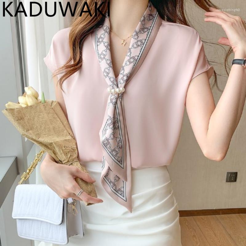 Women' T Shirts Summer Blusas Simple Office Lady Chiffon Blouse Female Shirt Lace-Up Tops Casual Korean OL Style Loose Blouses Women 2023, Pink
Women' T Shirts Summer Blusas Simple Office Lady Chiffon Blouse Female Shirt Lace-Up Tops Casual Korean OL Style Loose Blouses Women 2023, Pink