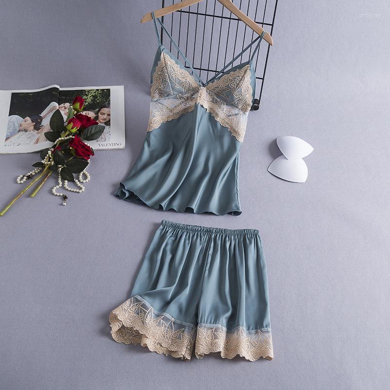 Women's Sleepwear Sexy Women Home Clothing Sleep Set Intimate Lingerie 2PCS Pajamas Suit Summer Casual Pyjamas Satin Lace Patchwork, White
Women's Sleepwear Sexy Women Home Clothing Sleep Set Intimate Lingerie 2PCS Pajamas Suit Summer Casual Pyjamas Satin Lace Patchwork, White