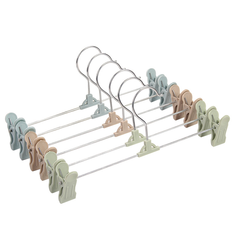 Plastic multifunctional clothes hanger wholesale clothing store pants rack adjustable and adjustable household anti-skid underwear group clip
Plastic multifunctional clothes hanger wholesale clothing store pants rack adjustable and adjustable household anti-skid underwear group clip