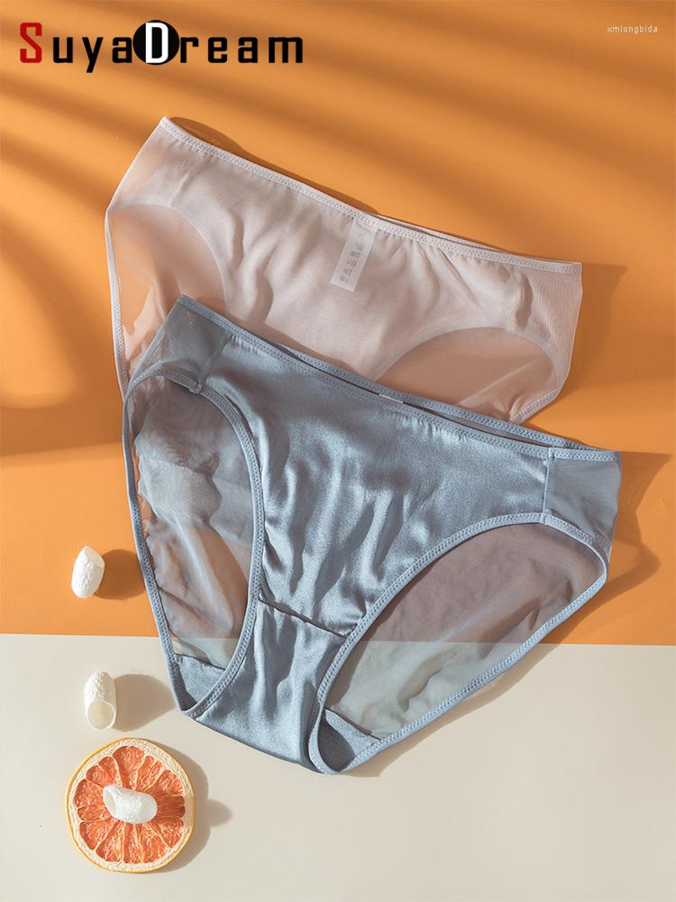 Women' Panties SuyaDream Women Natural Silk Lining Meshes Briefs Underwear Health Underpants 2023 Everyday Wear Intimates, 2 silver
Women' Panties SuyaDream Women Natural Silk Lining Meshes Briefs Underwear Health Underpants 2023 Everyday Wear Intimates, 2 silver