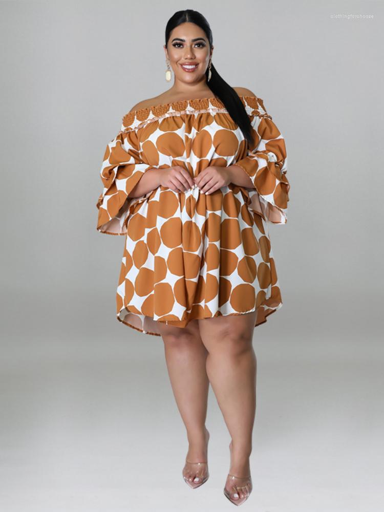 Plus Size Dresses Loose For Women 4XL 5XL Off Shoulder 3/4 Flare Sleeve Mini Casual Summer Vacation Gowns Polka Dot Outfits, Purple
Plus Size Dresses Loose For Women 4XL 5XL Off Shoulder 3/4 Flare Sleeve Mini Casual Summer Vacation Gowns Polka Dot Outfits, Purple