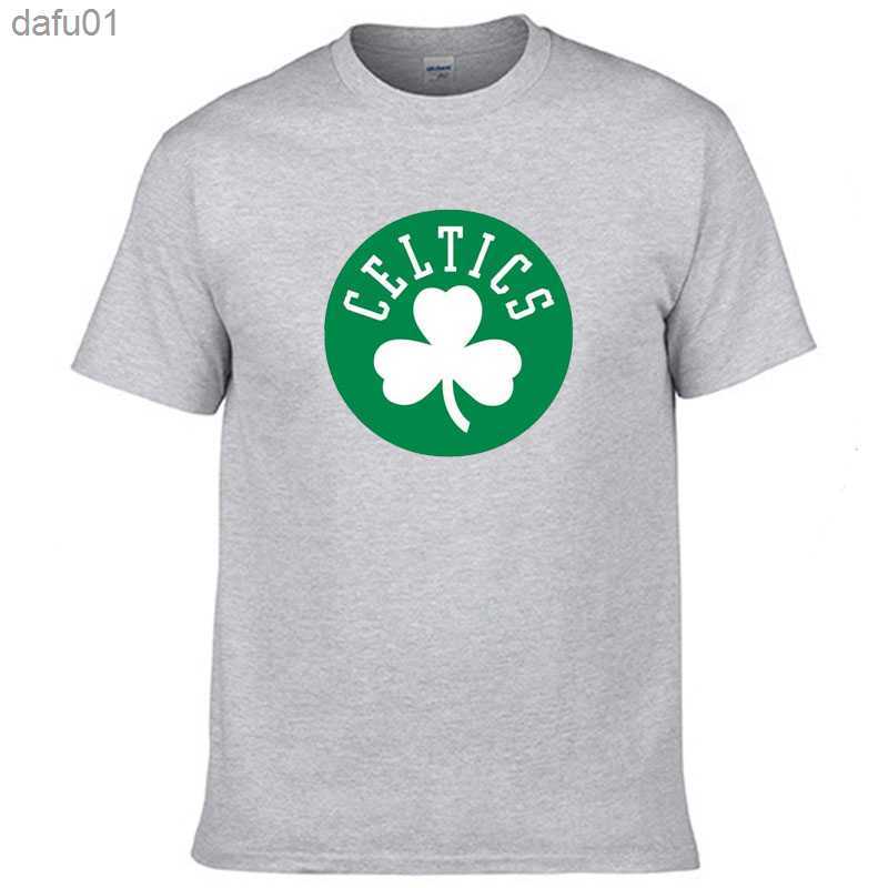 2021 Men's Summer T-Shirt Euro-American style cotton short sleeve Celtics team printed T-shirt Harajuku L230520