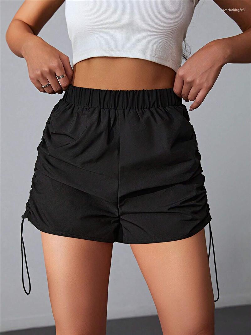 Women' Shorts High Quality Women Casual Sporty Elastic Waist 2023 Summer Biker Cargo Black Shirring Spring Buckle Short Pants
Women' Shorts High Quality Women Casual Sporty Elastic Waist 2023 Summer Biker Cargo Black Shirring Spring Buckle Short Pants