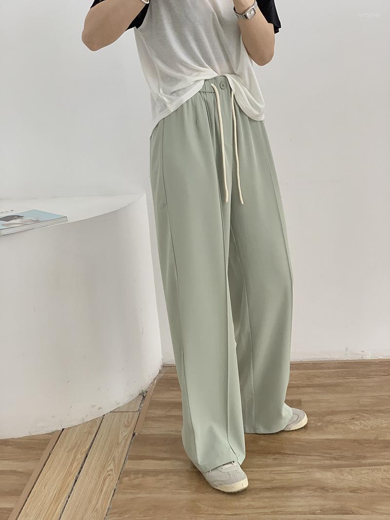 Women's Pants Thin Loose Wide Leg Pant Women 2023 Spring Summer Female Pure Drawstring High Waist Casual Straight Trousers Full Length, Black
Women's Pants Thin Loose Wide Leg Pant Women 2023 Spring Summer Female Pure Drawstring High Waist Casual Straight Trousers Full Length, Black