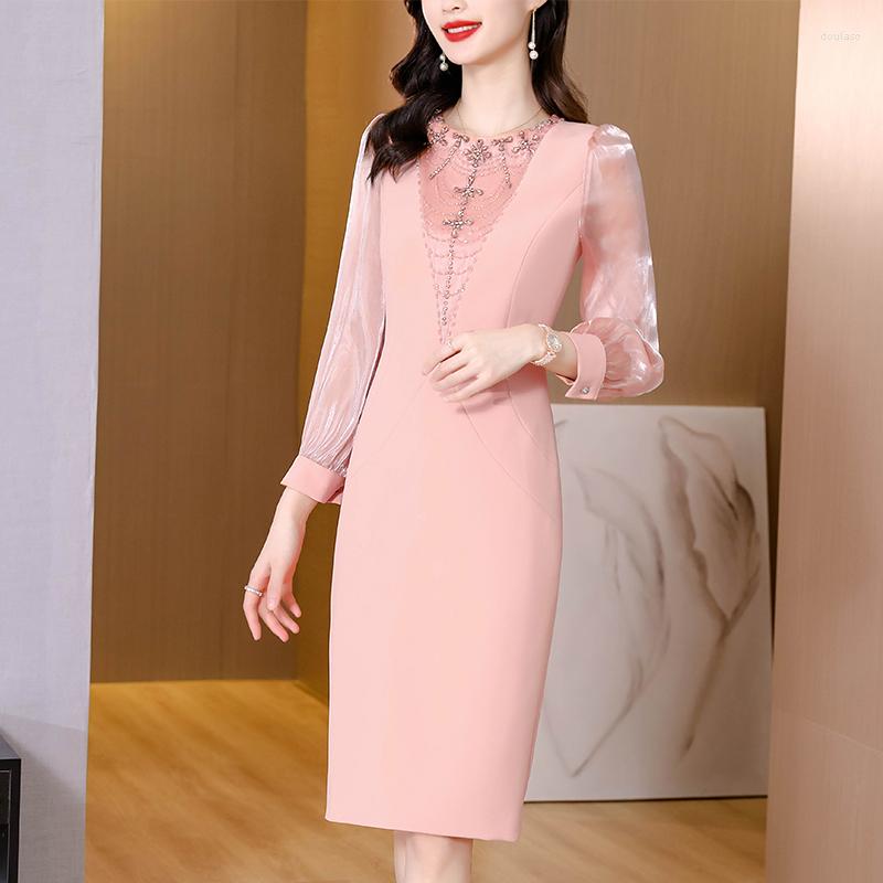 Casual Dresses 2023 Spring Autumn Elegant Beading Dress For Women Festa High Office Lady Pencil Female Cocktail Party Evening, Black
Casual Dresses 2023 Spring Autumn Elegant Beading Dress For Women Festa High Office Lady Pencil Female Cocktail Party Evening, Black