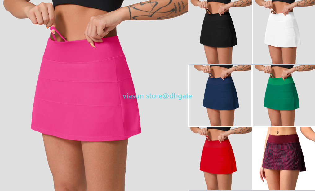LU yoga Pleated Tennis Skirt Women Gym Clothes Sports Shorts Female Running Fitness Dance Yoga Underwear Beach Biker Golf Skirts, Have lu logo
LU yoga Pleated Tennis Skirt Women Gym Clothes Sports Shorts Female Running Fitness Dance Yoga Underwear Beach Biker Golf Skirts, Have lu logo