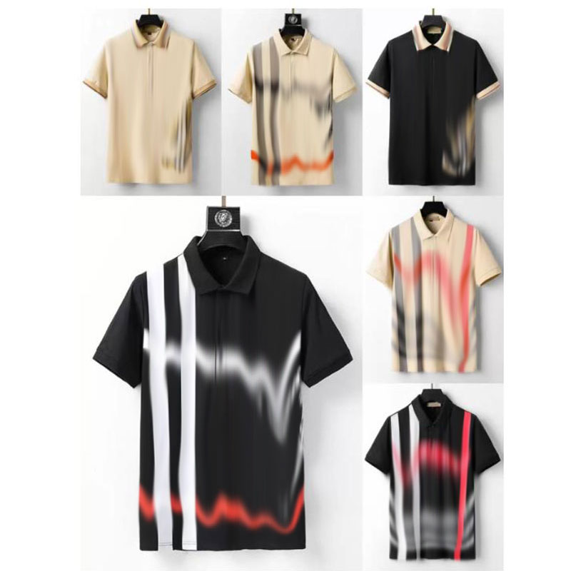 Mens polo shirt Fashion burbrery Luxury Italian men short sleeved designer summer T shirt High quality cotton lapel business social cocktail Bur casual shirt
Mens polo shirt Fashion burbrery Luxury Italian men short sleeved designer summer T shirt High quality cotton lapel business social cocktail Bur casual shirt