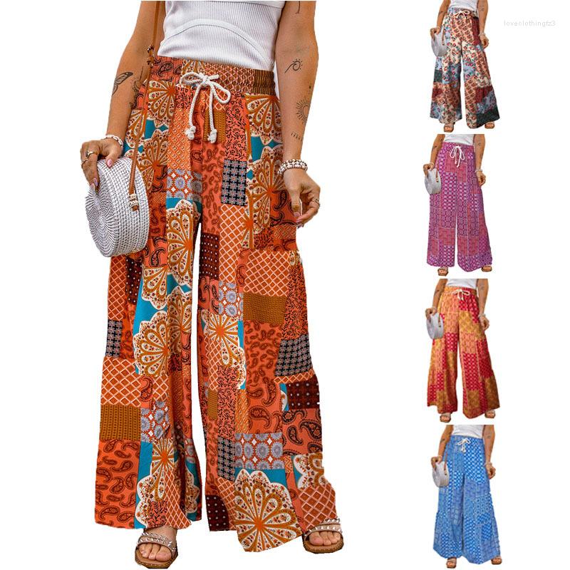 Women's Pants Summer Women Vintage Casual Oversize Loose Wide Leg Trouser Print 3XL High Waist Drawstring Fashion 2023 Beach
Women's Pants Summer Women Vintage Casual Oversize Loose Wide Leg Trouser Print 3XL High Waist Drawstring Fashion 2023 Beach