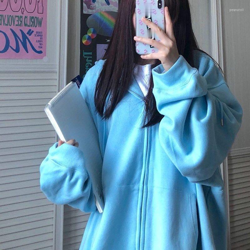 Women's Hoodies Zipper Up Women Spring Clothes Blue Hooded Sweatshirt Japanese Harajuku Korean Hoddies Long Sleeve Tops Hodies, Sky blue
Women's Hoodies Zipper Up Women Spring Clothes Blue Hooded Sweatshirt Japanese Harajuku Korean Hoddies Long Sleeve Tops Hodies, Sky blue