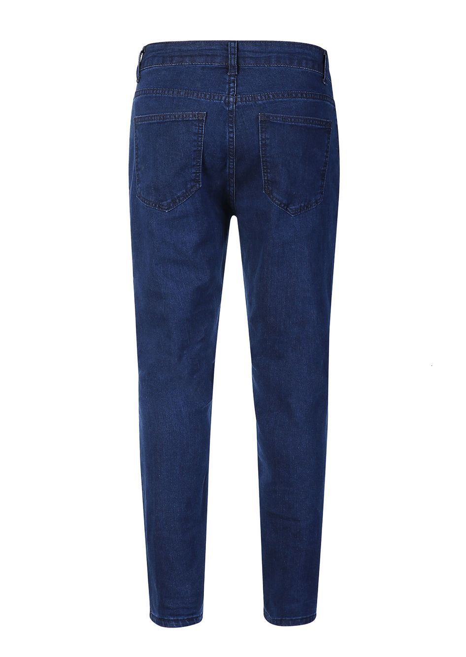 Mens Jeans Black And Blue Colors est Spring Ripped Stretch Skinny Fashion Printed Pantalon Ropa For Men 230606