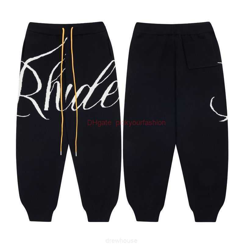 Designer Fashion Clothing Casual Pant Rhude Spring New Mens Womens Casual Pants Jacquard Letter Knitted Pants Ins High Street Fashion Brand Leggings Streetwear Jog, Black
Designer Fashion Clothing Casual Pant Rhude Spring New Mens Womens Casual Pants Jacquard Letter Knitted Pants Ins High Street Fashion Brand Leggings Streetwear Jog, Black