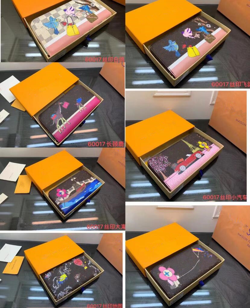 Quality Leather Unisex Zipper Wallet Designer Sunflower Panda Letter Zippy Women Long Wallet Mens Lattice Coin Purses Ladies Clutch Bags Built In Zipper Pocket
Quality Leather Unisex Zipper Wallet Designer Sunflower Panda Letter Zippy Women Long Wallet Mens Lattice Coin Purses Ladies Clutch Bags Built In Zipper Pocket