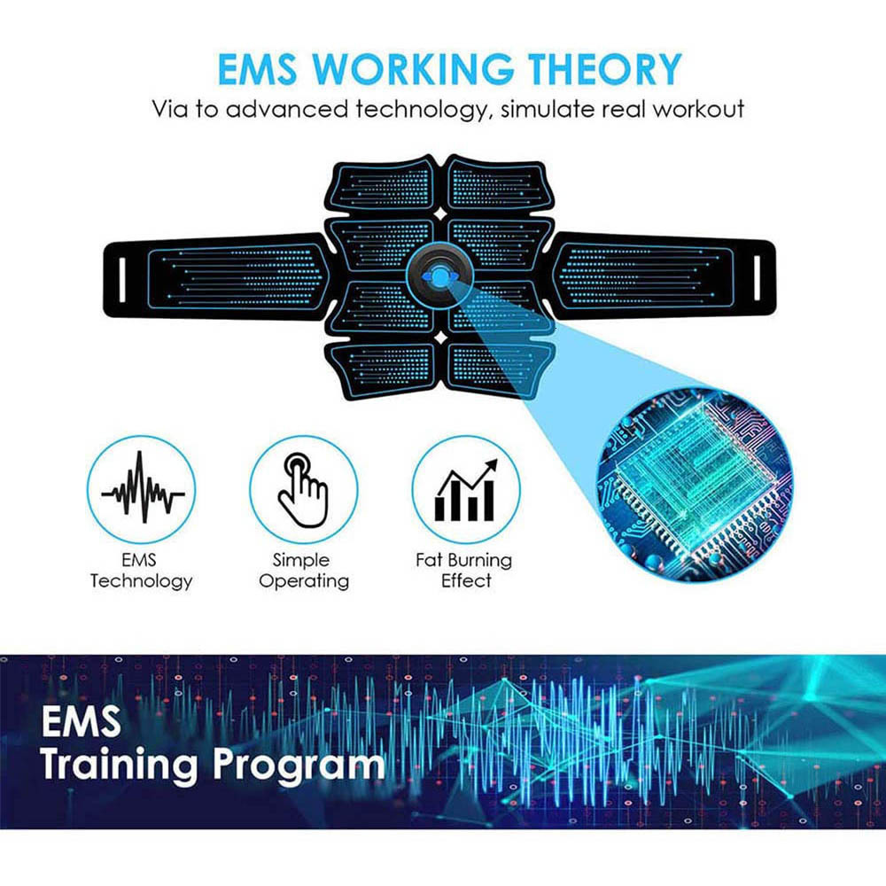 Core Abdominal Trainers Sports Entertainment Vibration Belt Machine Ab Trainer EMS Muscle Stimulator Toner Fitness Training Gear Home Gym 230606