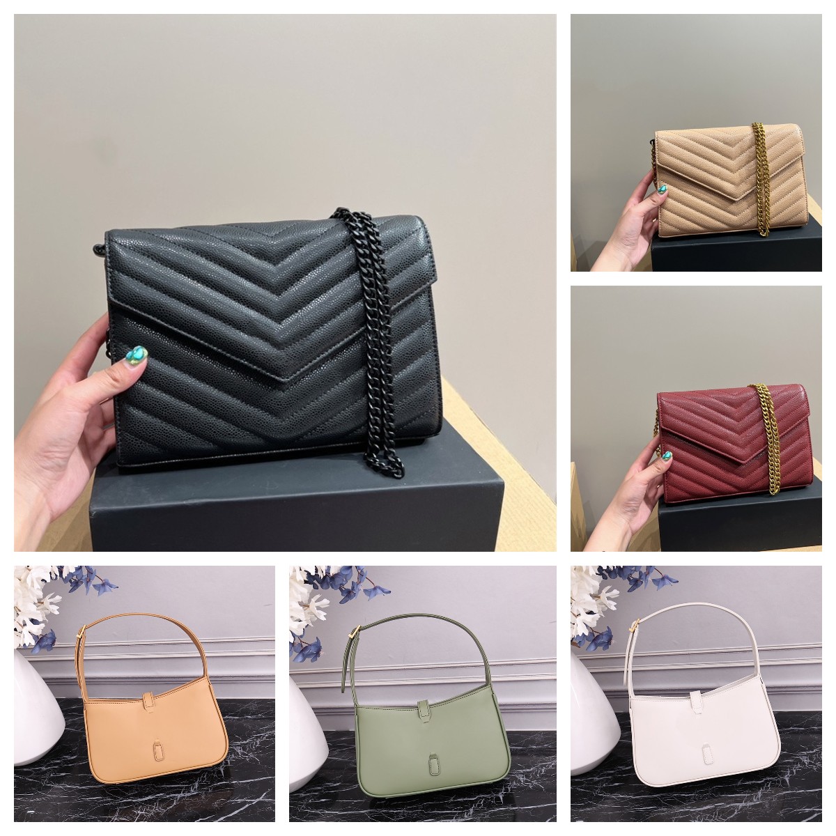 Designer Handbags Shoulder Luxurys Bags Metal Chain Gold Silver Women Handbag Genuine Leather bag Flip Cover diagonal Messenger Crossbody Handbag Purse
Designer Handbags Shoulder Luxurys Bags Metal Chain Gold Silver Women Handbag Genuine Leather bag Flip Cover diagonal Messenger Crossbody Handbag Purse