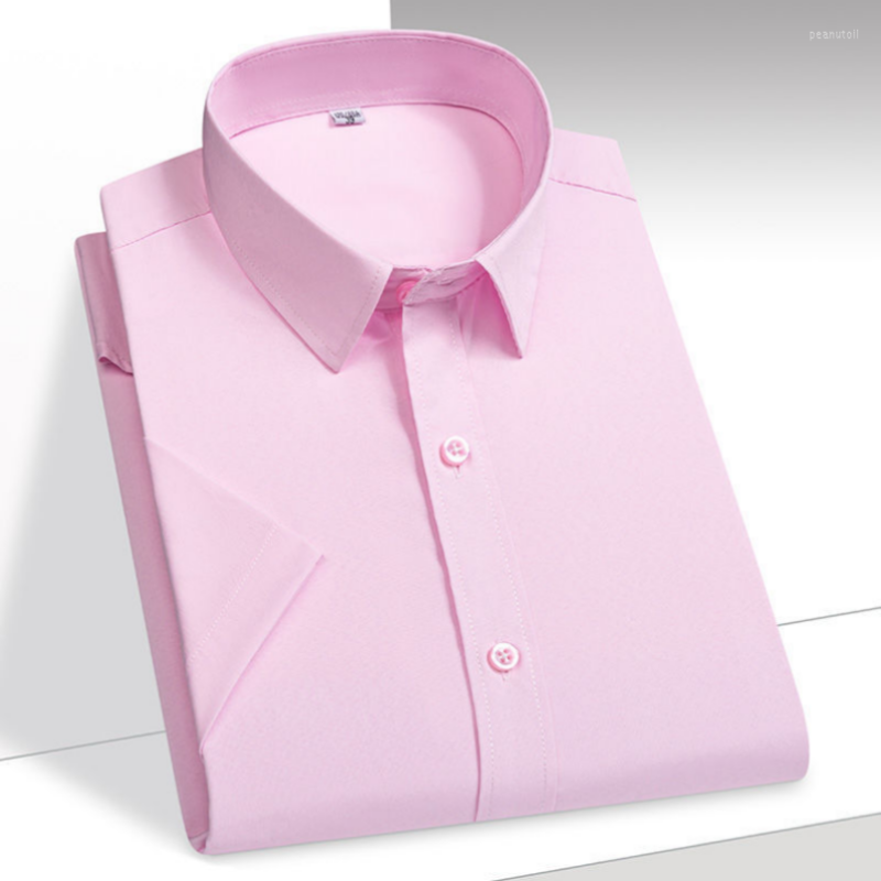 Men's Casual Shirts Mens Shirt Short Sleeve Solid Blue Black Red Easy Care Formal Elastic Comfortable Dress Plus Size Male Tops Gozbkf, Pink
Men's Casual Shirts Mens Shirt Short Sleeve Solid Blue Black Red Easy Care Formal Elastic Comfortable Dress Plus Size Male Tops Gozbkf, Pink