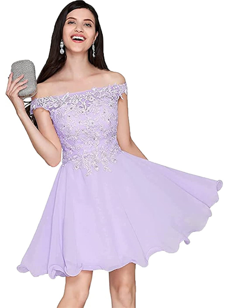 Short Homecoming Dresses Bateau Sequins Appliques A-Line Party Gowns Princess Plus Size Mini Birthday Prom Graudation Cocktail Party Gowns 48