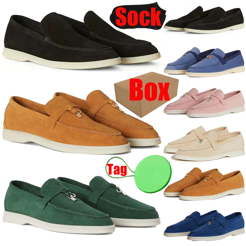 With Box loro piana Designer shoes loafers shoe for mens womens loropiana Plate-forme summmer walk Black men women casual trainers luxury
With Box loro piana Designer shoes loafers shoe for mens womens loropiana Plate-forme summmer walk Black men women casual trainers luxury