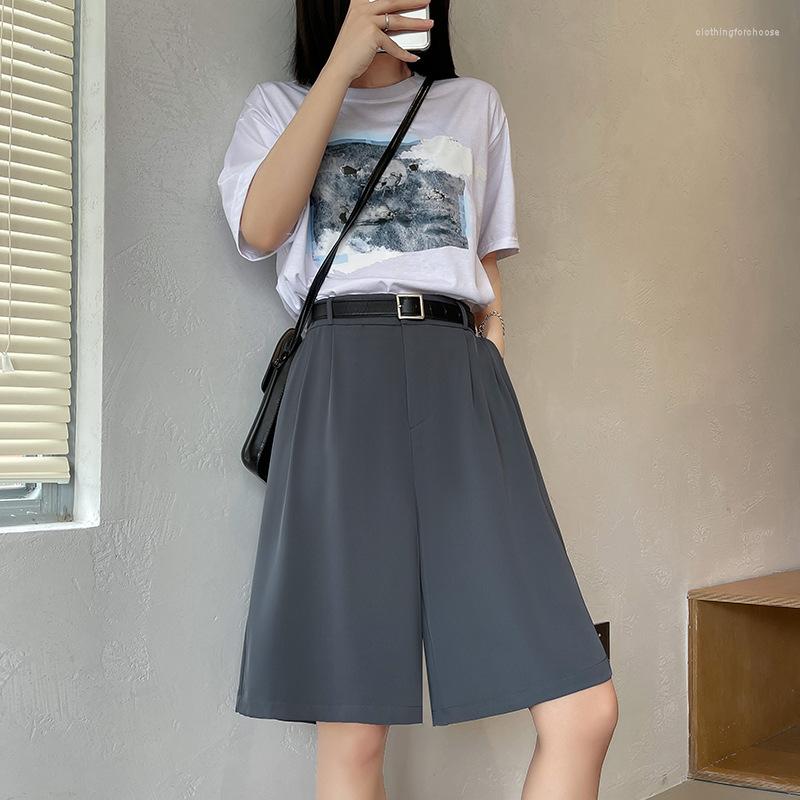 Women' Shorts Solid Color Suit Short 2023 Summer Women' Thin High Waist Slim Casual Wide Leg Loose A-line Straight Capris Tide, Black
Women' Shorts Solid Color Suit Short 2023 Summer Women' Thin High Waist Slim Casual Wide Leg Loose A-line Straight Capris Tide, Black