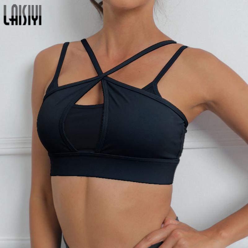 Women's Tanks LAISIYI GIRL Sports Bra For Women Crisscross Back Crop Tops With Padded Fashion Summer Bras Seamless Gym Outfit Tank, Bra-1 black
Women's Tanks LAISIYI GIRL Sports Bra For Women Crisscross Back Crop Tops With Padded Fashion Summer Bras Seamless Gym Outfit Tank, Bra-1 black