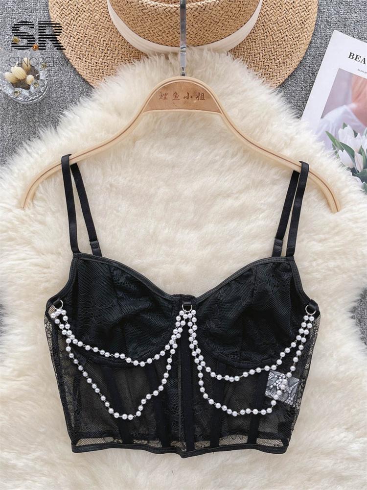Women's Tanks SINGREINY Backless Lace Black Camisole Women Strap Chain Design Hollow Out Fashion 2023 Ladies Y2K Sexy Club Tank Top
Women's Tanks SINGREINY Backless Lace Black Camisole Women Strap Chain Design Hollow Out Fashion 2023 Ladies Y2K Sexy Club Tank Top