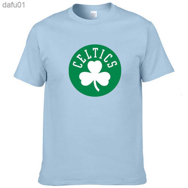 2021 Men's Summer T-Shirt Euro-American style cotton short sleeve Celtics team printed T-shirt Harajuku L230520