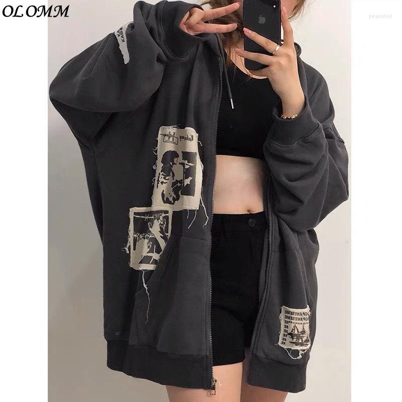 Women' Hoodies American Oversiz Zip Up Jacket Women' Spring Autumn Thin Loose Lazy Style Cardigan Hooded Couple Sweater Fashion, Black
Women' Hoodies American Oversiz Zip Up Jacket Women' Spring Autumn Thin Loose Lazy Style Cardigan Hooded Couple Sweater Fashion, Black