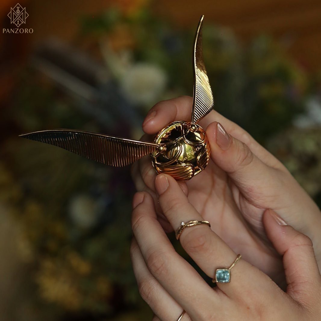 Jewelry Boxes Gold Snitch Diamond Ring Box Proposal Wedding Ring Boxes Jewelry Storage Box Metal Mistery Box Organizer For Small Things 2