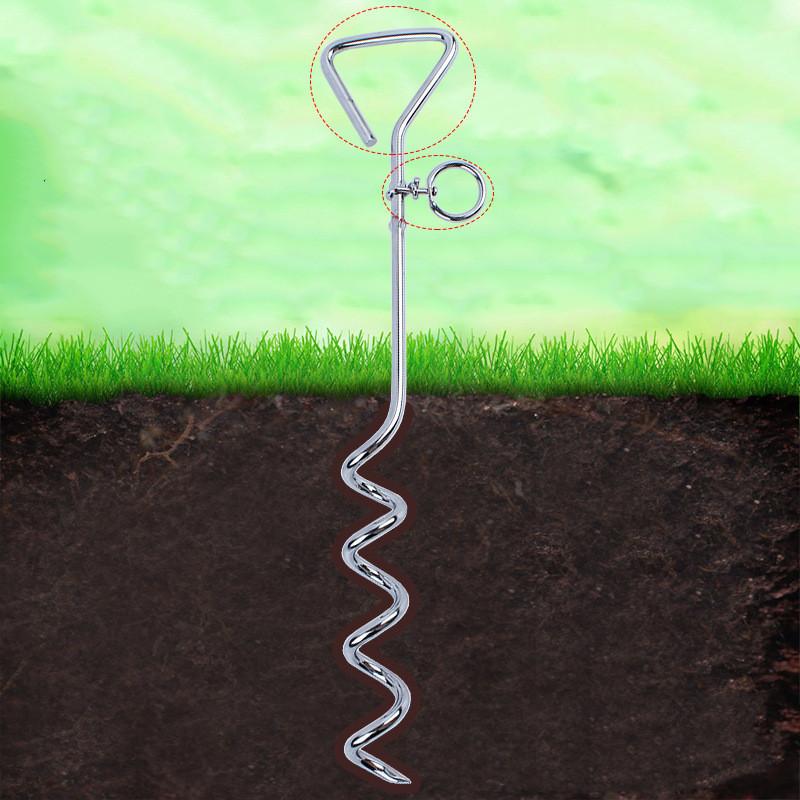 Obedience Outdoor Stainless Iron Dog Fixed Pile Spiral Anti Wrap Knotting Meadow Dog Nail Durable Pet Accessory Dog Leash Tied For Camping
Obedience Outdoor Stainless Iron Dog Fixed Pile Spiral Anti Wrap Knotting Meadow Dog Nail Durable Pet Accessory Dog Leash Tied For Camping