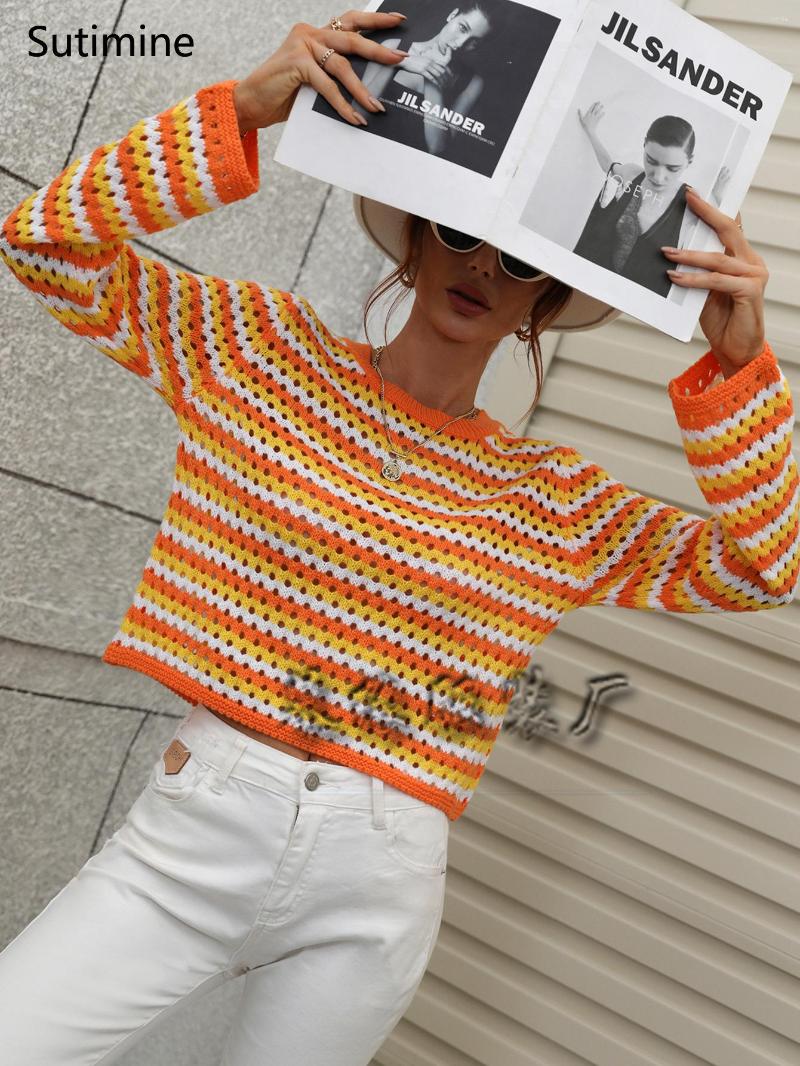 Women' Sweaters Europe And America Autumn Winter Round Neck Women' Knitwear Striped Pullover Color Sweater Women, Black
Women' Sweaters Europe And America Autumn Winter Round Neck Women' Knitwear Striped Pullover Color Sweater Women, Black
